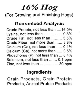 16% Hog